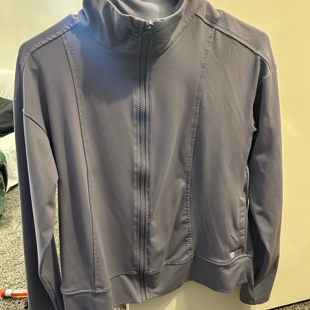 Apana Gray Zip-Up Jacket